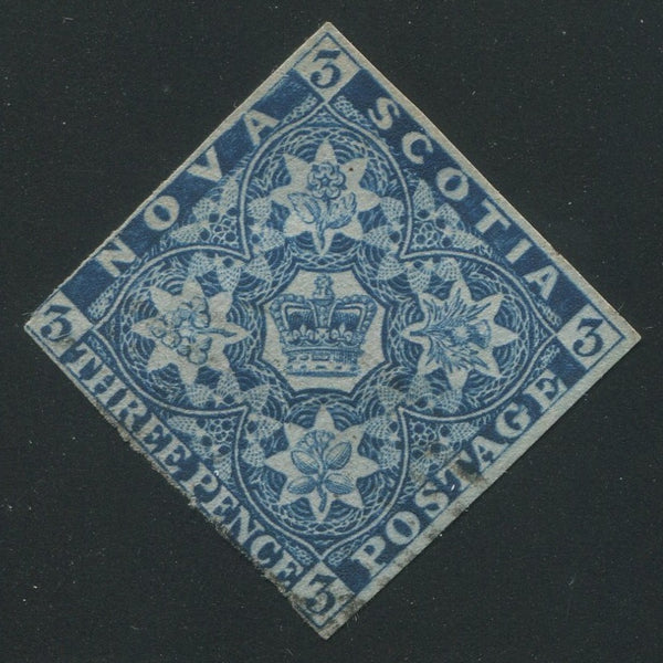 Provincial Stamp Nova Scotia 2 Used Deveney Stamps