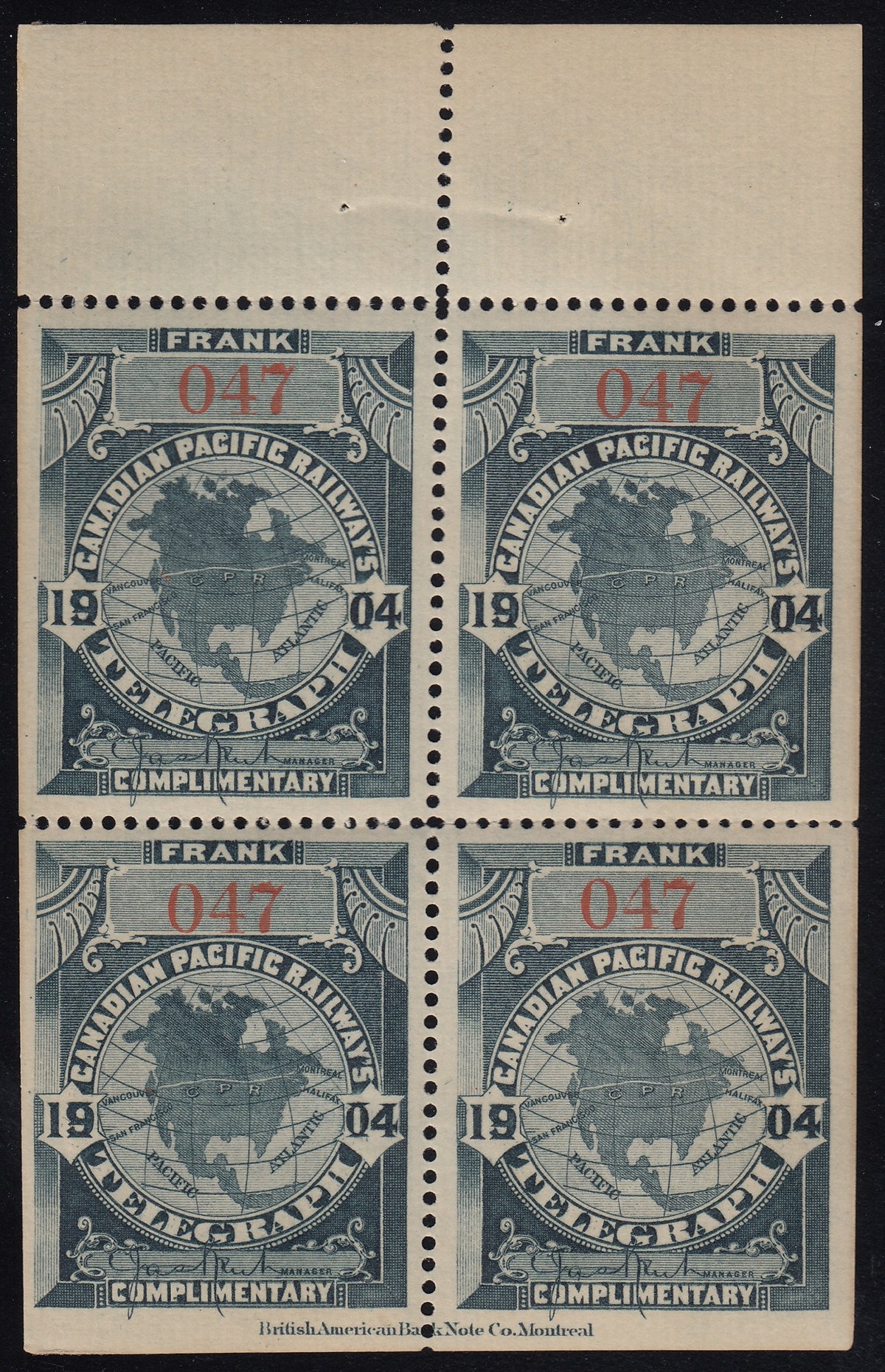 0017CP1712 - TCP17 - Mint Booklet Pane