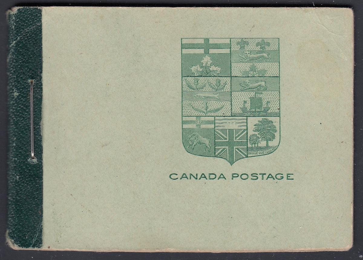 0104CA1805 - Canada BK3b,c? - Complete Booklet