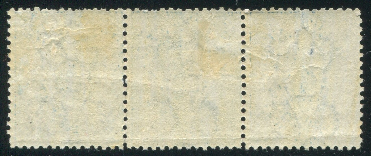 0007BC1910 - British Columbia #7 - Mint Strip of 3