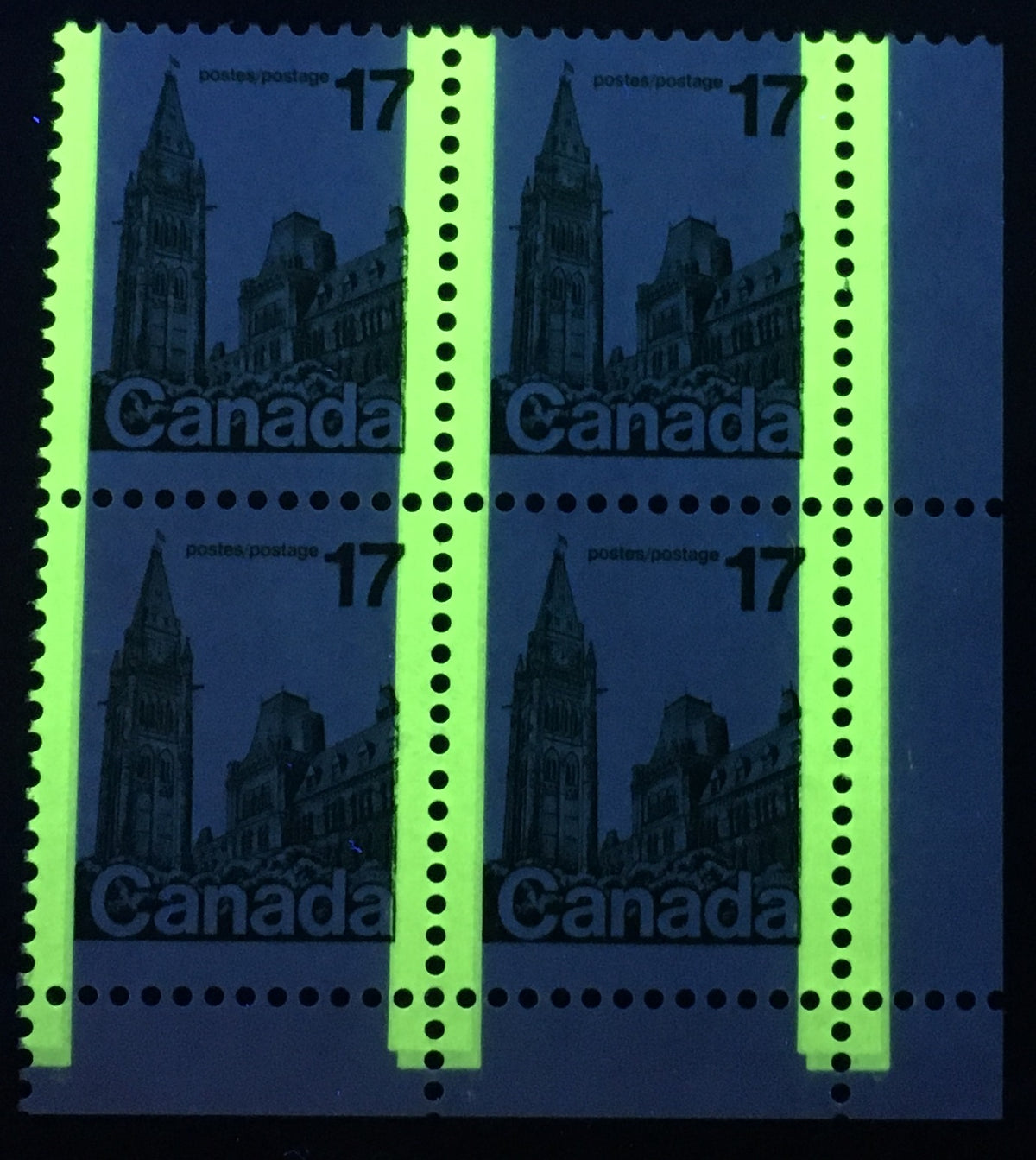0790CA2007 - Canada #790 - Mint Corner Block of 4, Double Tagging Variety
