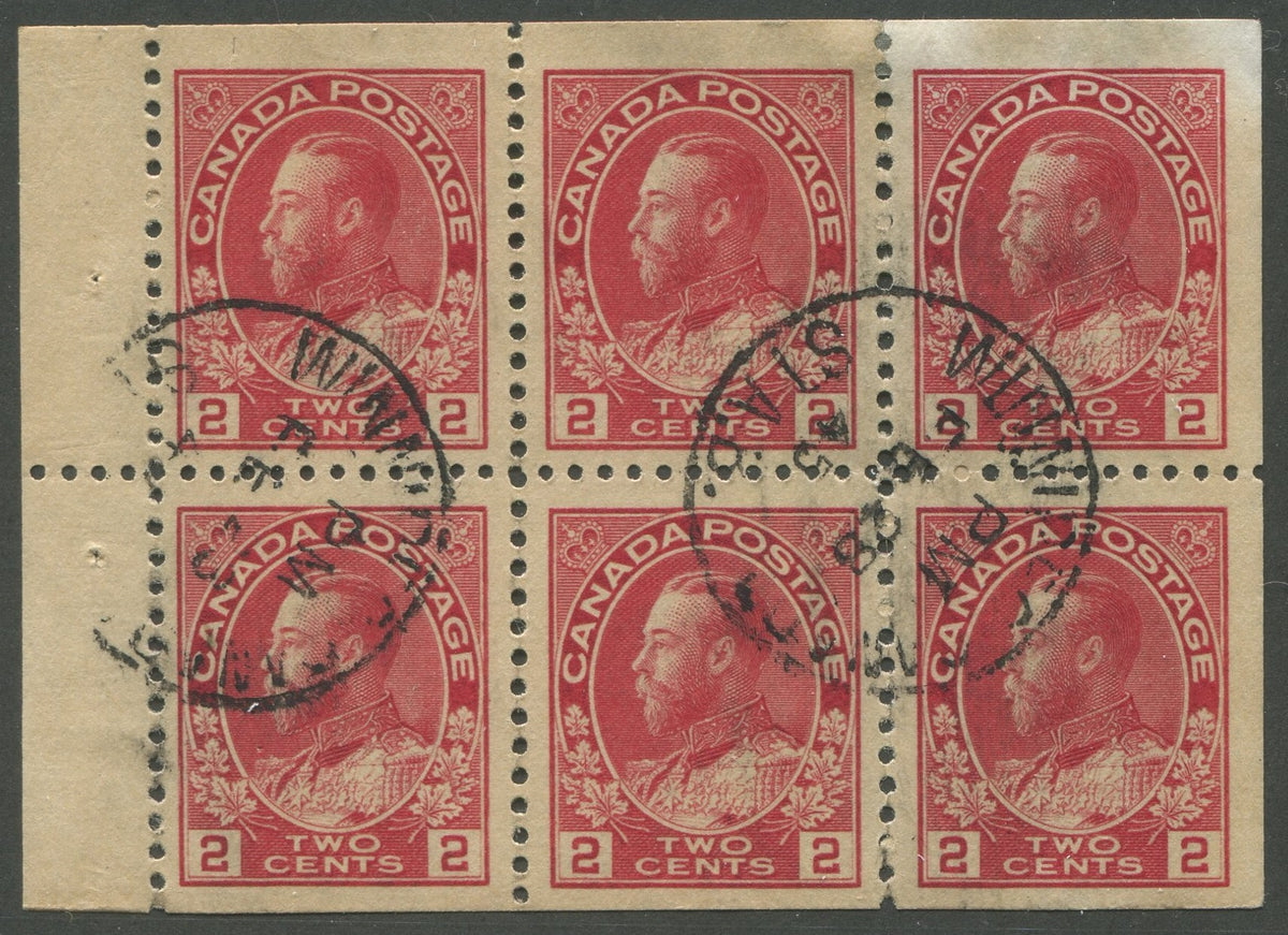 0106CA2210 - Canada #106a Used Booklet Pane