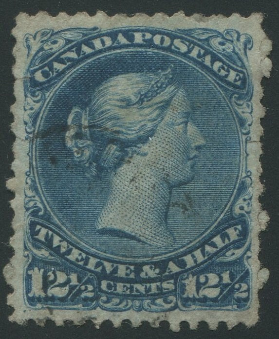 0028CA2209 - Canada #28a - Used Watermarked Bothwell Paper