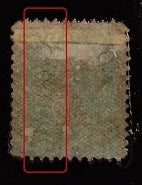 0036CA2212 - Canada #36x - Used Vertical Stitch Watermark