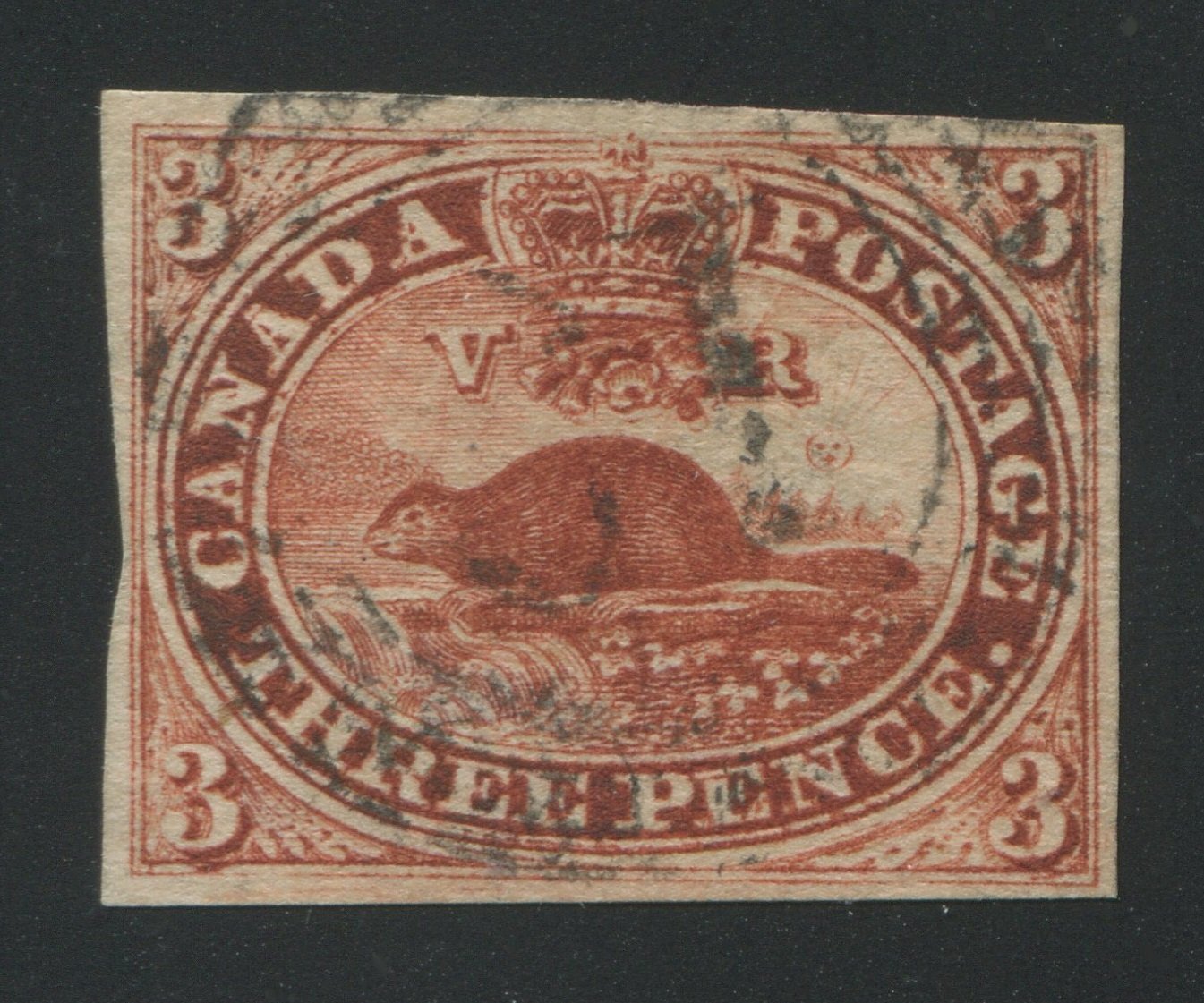 0004CA1709 - Canada #4iii, xi - Used Major Re-Entry - Deveney Stamps Ltd. Canadian Stamps