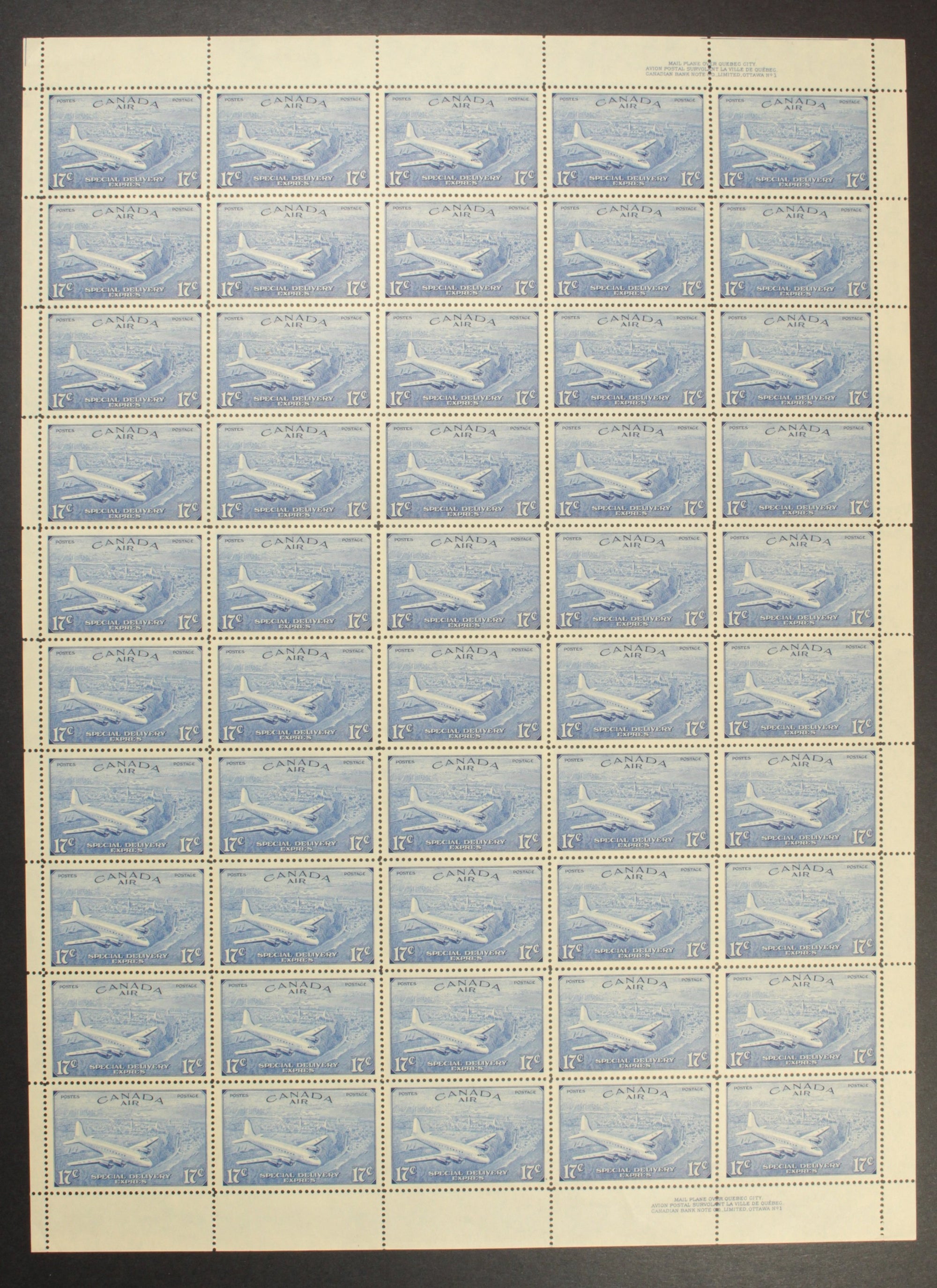 0012CA1710 - Canada CE3 - Mint Sheet - Deveney Stamps Ltd. Canadian Stamps