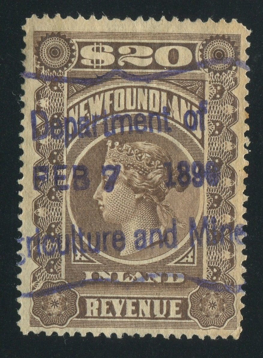 0008NF1710 - NFR8 - Used - Deveney Stamps Ltd. Canadian Stamps