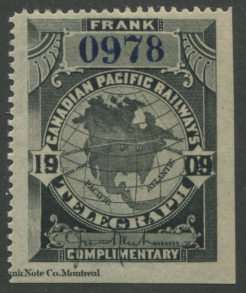 0021CP1907 - TCP21a - Mint, Watermarked