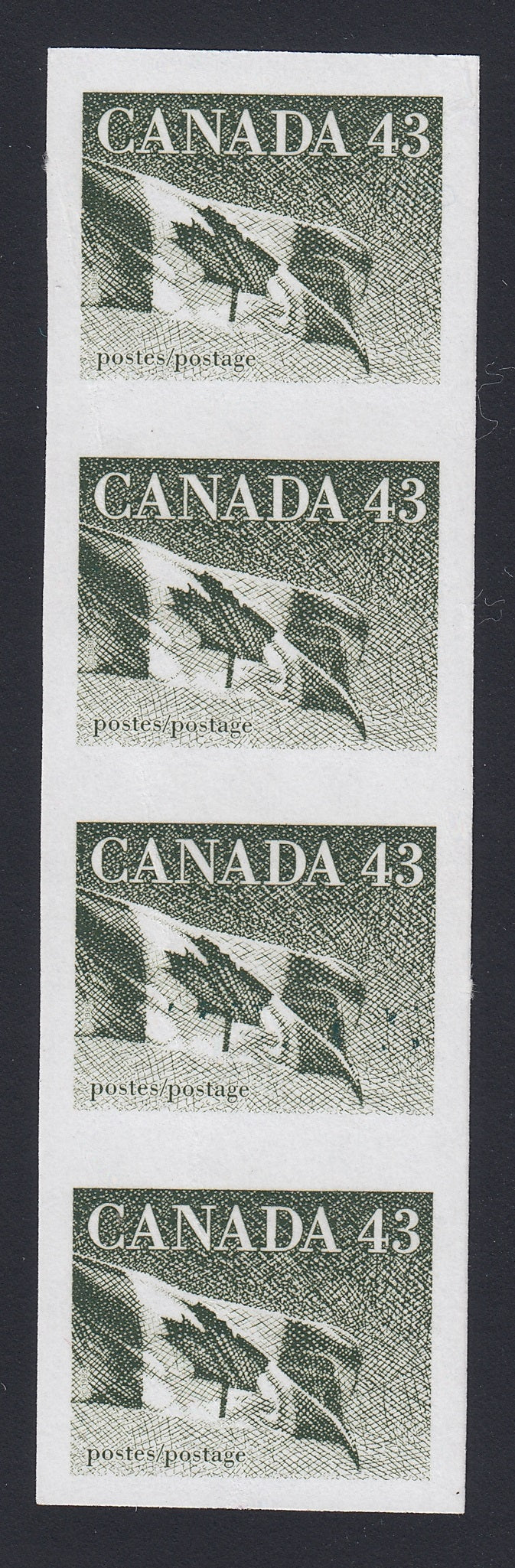 1395CA1802 - Canada #1395a - Mint Imperf Strip