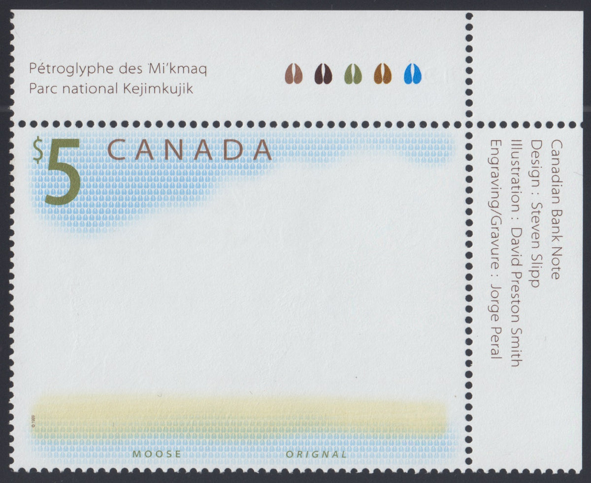 1693CA2302 - Canada #1693a - Mint, &#39;Missing Moose&#39; Error