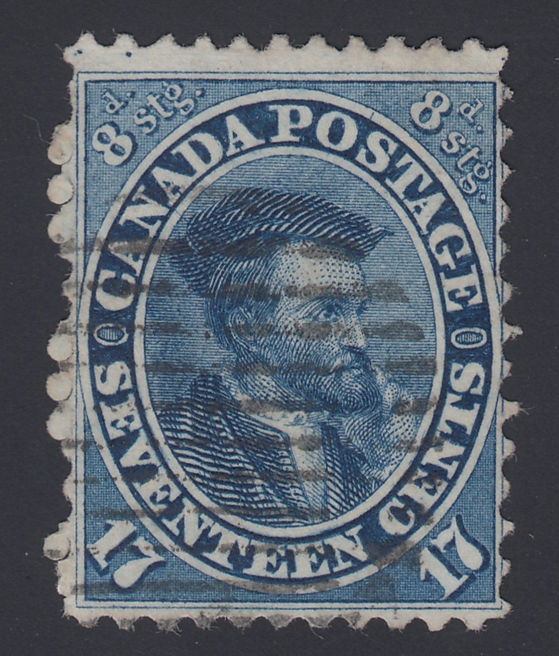 0019CA1808 - Canada #19iv - Used, Pre Re-Entry