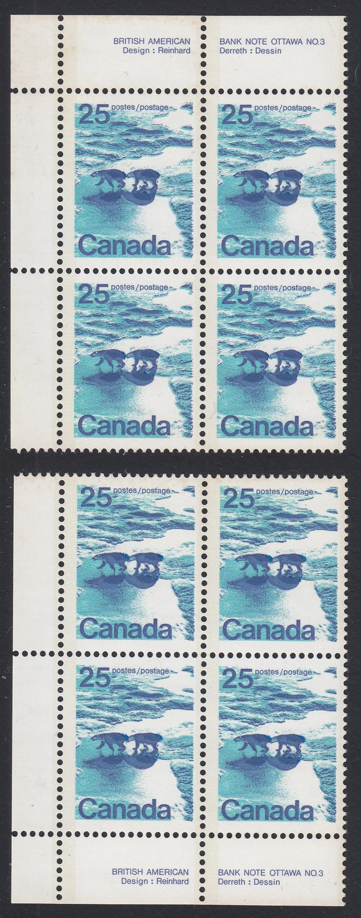 0597CA2103 - Canada #597aiii - Mint Block Set