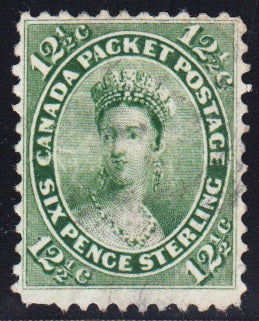0018CA1810 - Canada #18iv - Used Major Re-Entry