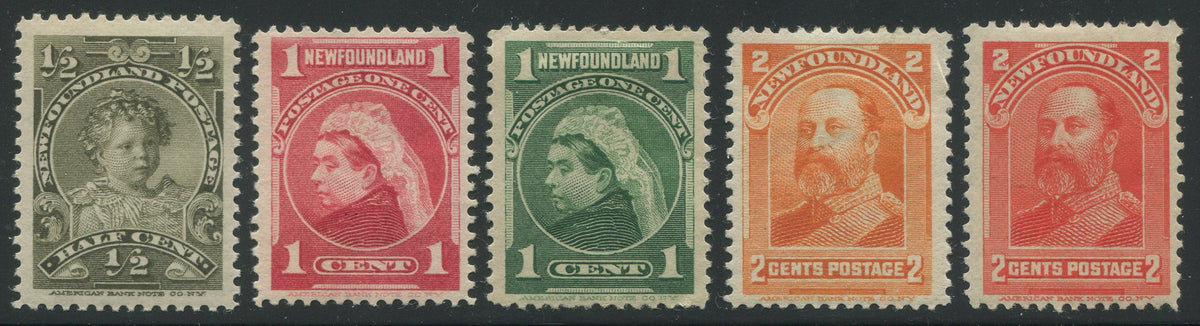 0078NF2301 - Newfoundland #78-82 - Mint
