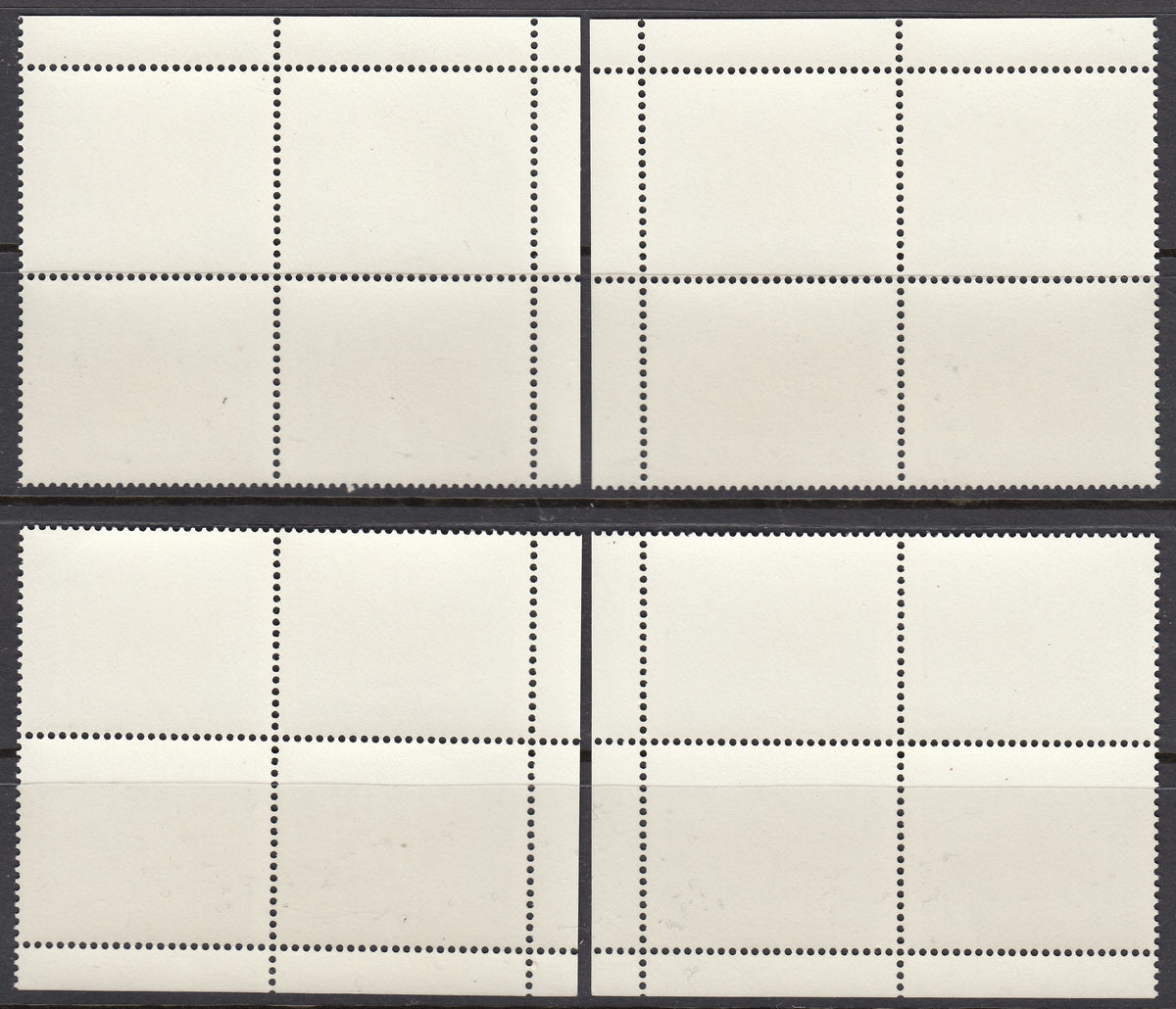 1174CA1809 - Canada #1174i Blank Corner Blocks Matched Set