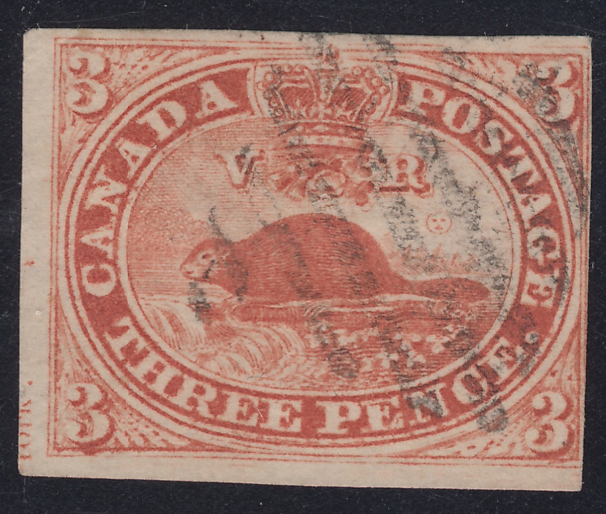 0004CA1712 - Canada #4xii - Used Major Re-Entry