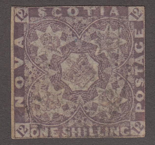 0006NS1708 - Nova Scotia #6 - Used - Deveney Stamps Ltd. Canadian Stamps