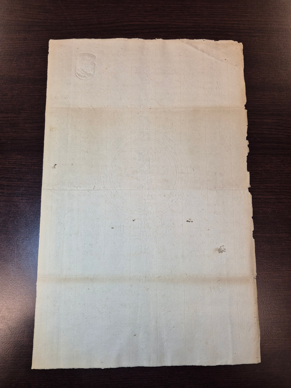 0000QC2605 - QAE2 (RM24) - 1765 America Embossed Revenue Document, UNUSED
