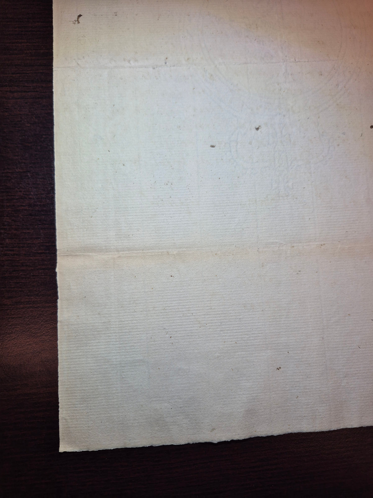 0000QC2605 - QAE2 (RM24) - 1765 America Embossed Revenue Document, UNUSED