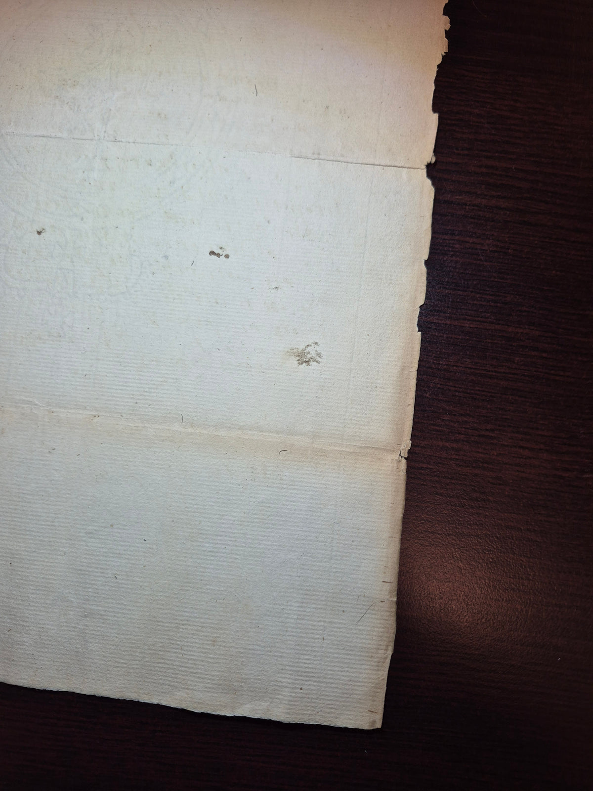 0000QC2605 - QAE2 (RM24) - 1765 America Embossed Revenue Document, UNUSED