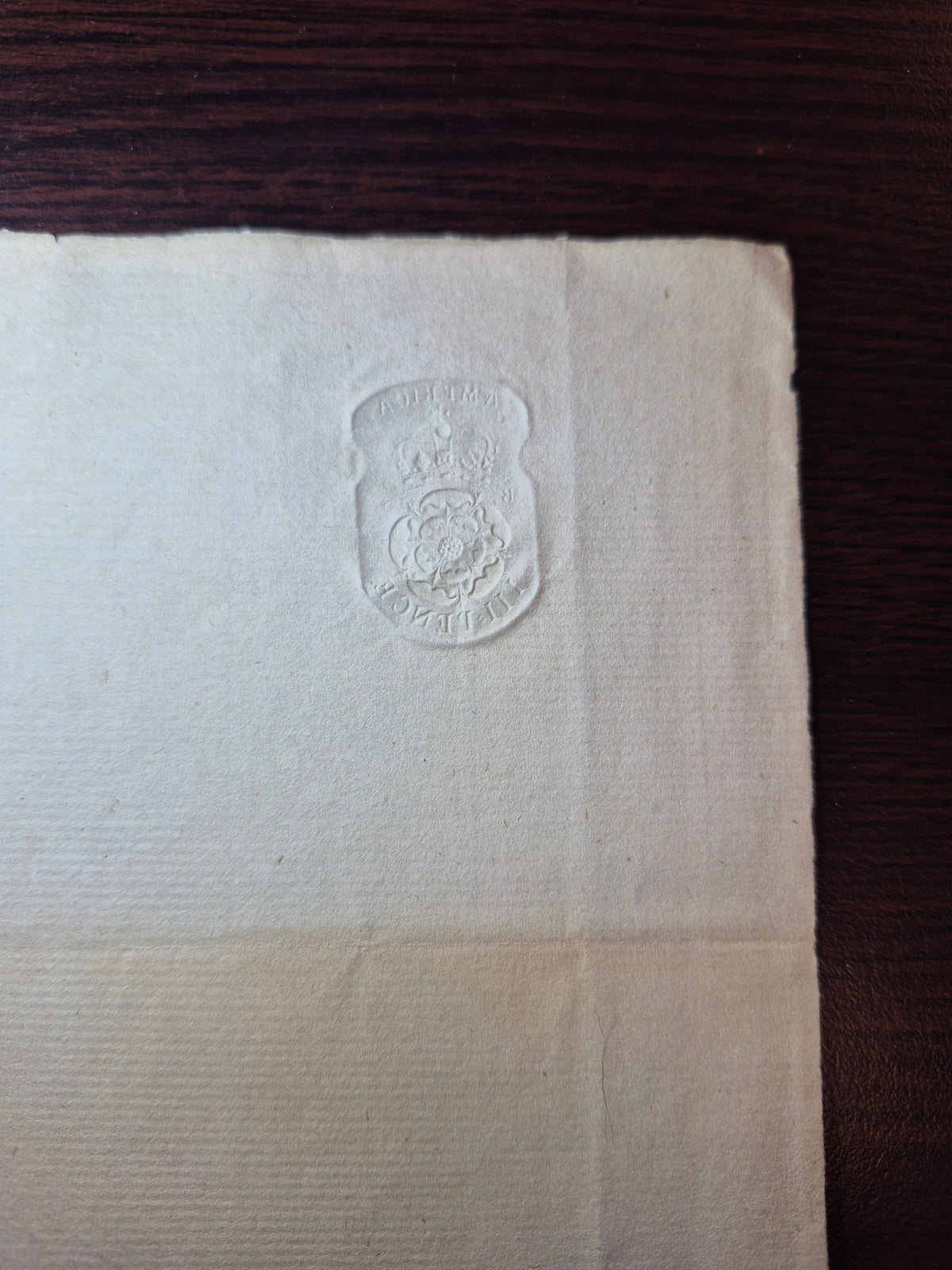 0000QC2605 - QAE2 (RM24) - 1765 America Embossed Revenue Document, UNUSED