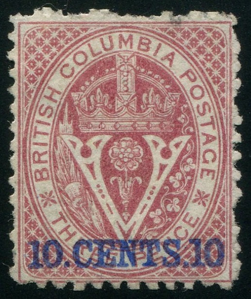 0010BC2508 - British Columbia #10 - Mint