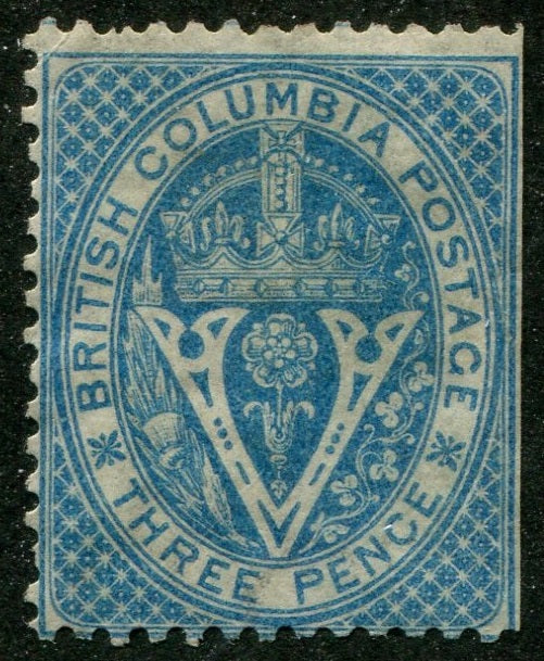 0007BC2507 - British Columbia #7a - Mint