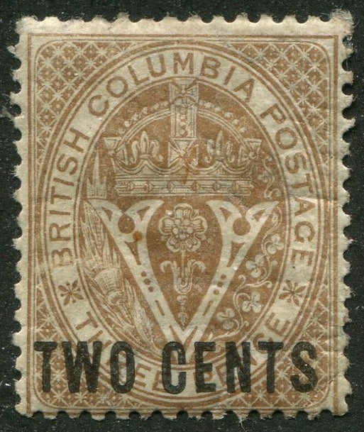 0008BC2507 - British Columbia #8 - Mint