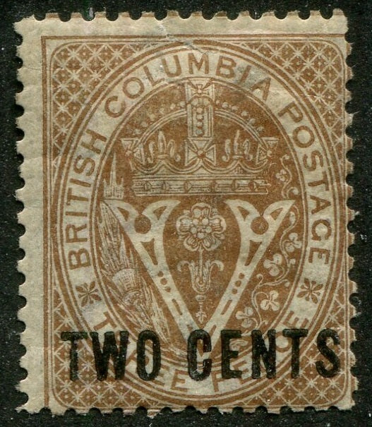 0008BC2507 - British Columbia #8 - Mint