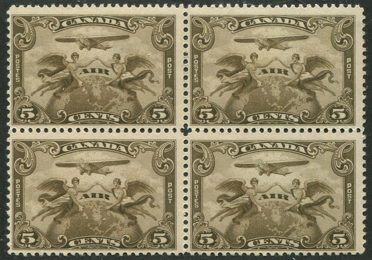 0001CA2511 - Canada C1 - Mint Block of 4