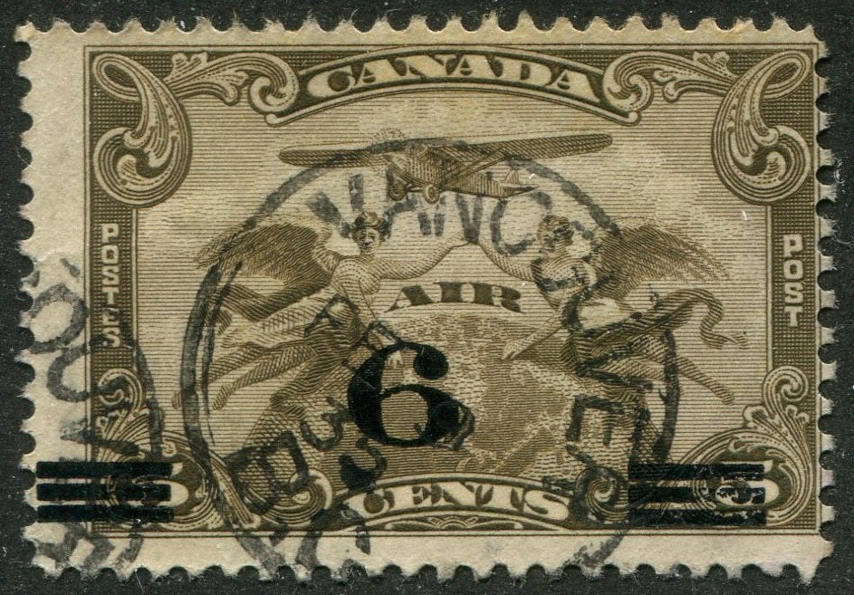 0003CA2506 - Canada C3ii - Used Shifted Overprint