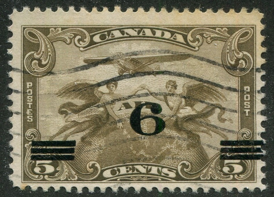 0003CA2506 - Canada C3ii - Used Shifted Overprint