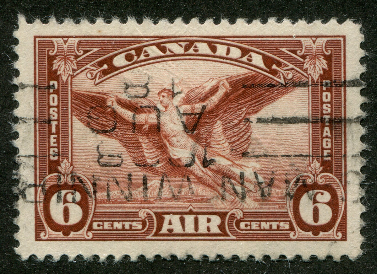 0005CA2509 - Canada C5ii - Used &#39;Moulting Wing&#39; Variety