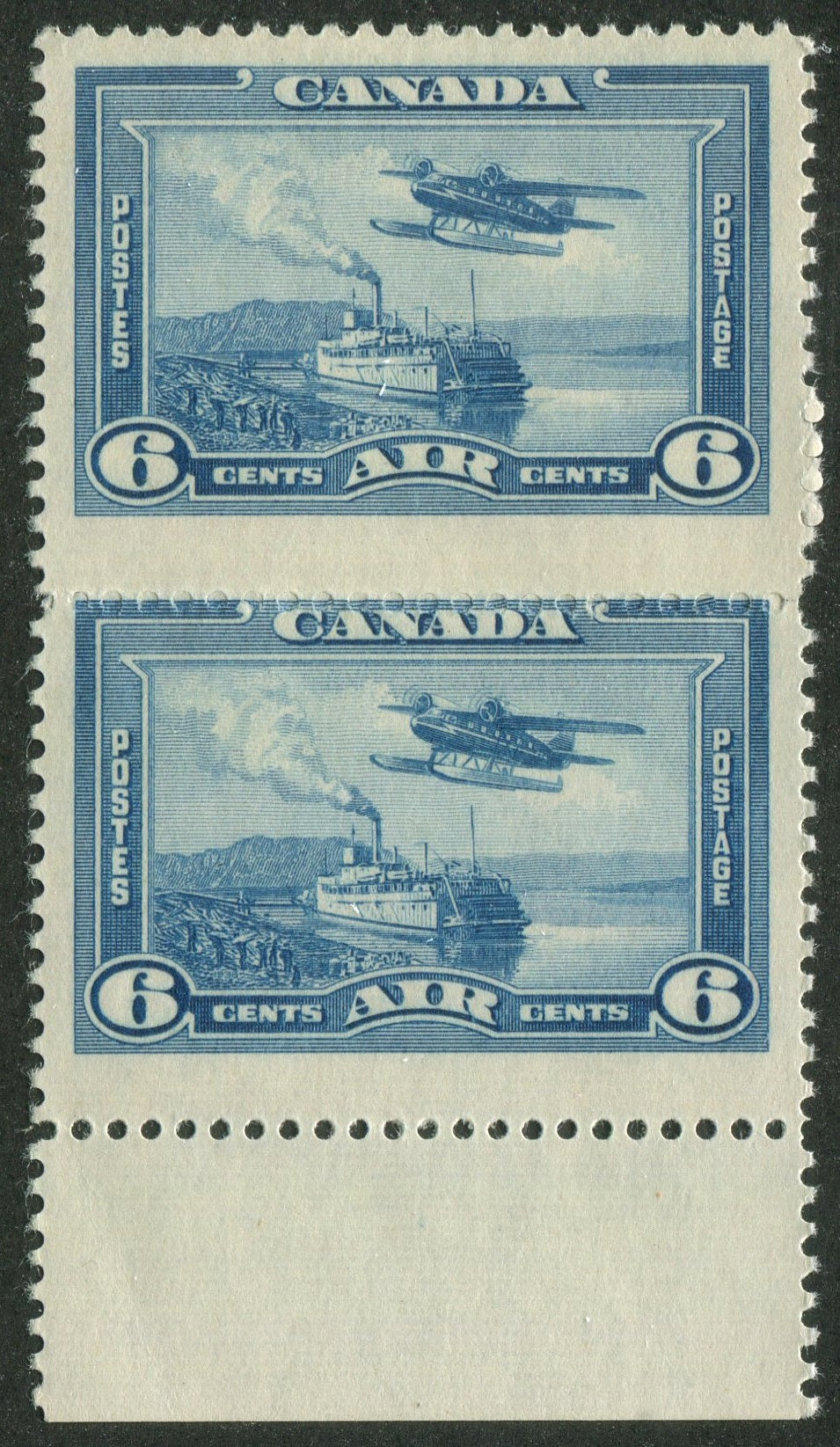 0006CA2609 - Canada C6 - Mint Misperf Pair