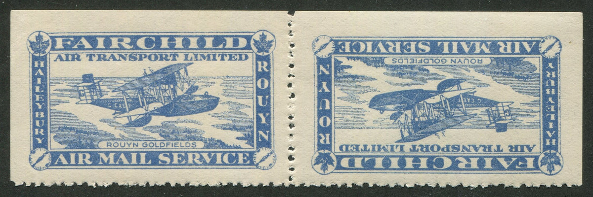 0032CA2511 - Canada CL12a - Mint Tete-Beche Pair