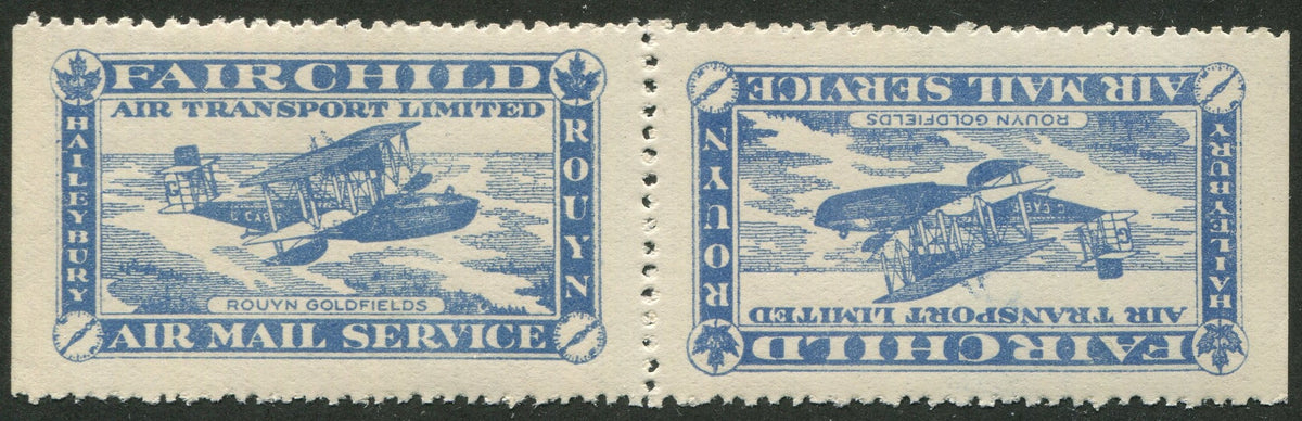 0032CA2511 - Canada CL12a - Mint Tete-Beche Pair