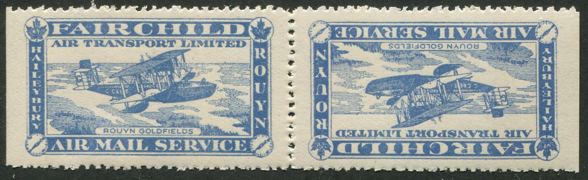 0032CA2511 - Canada CL12a - Mint Tete-Beche Pair