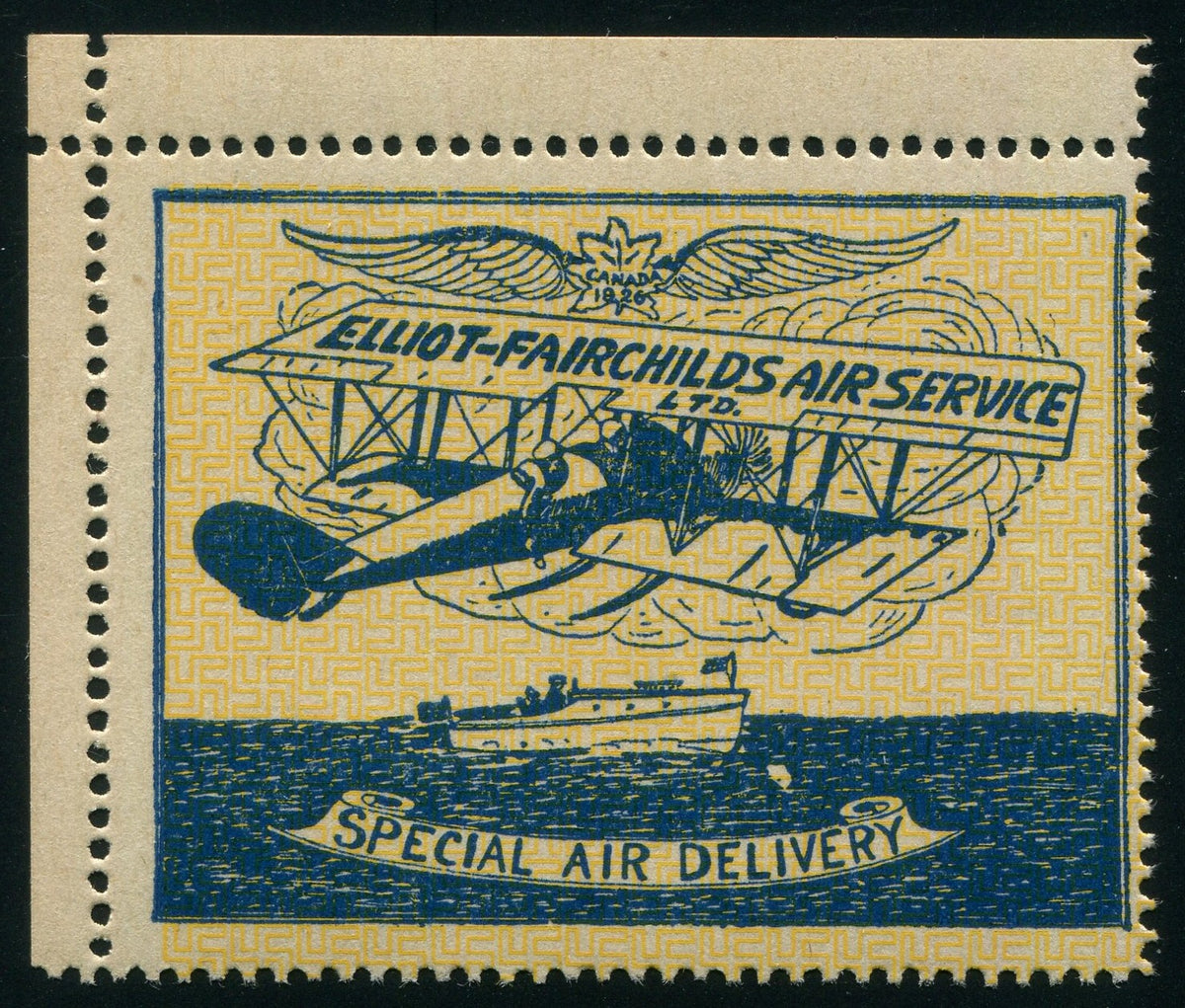 0029CA2502 - Canada CL9c - Mint &#39;Filled-in Wing&#39; Variety