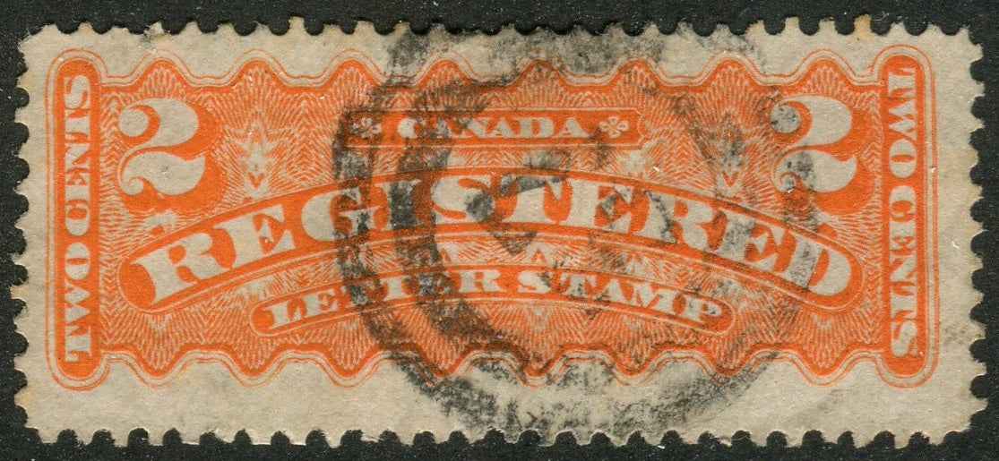 0114CA2510 - Canada F1 - Used, 2-Ring Numeral Cancel '37'