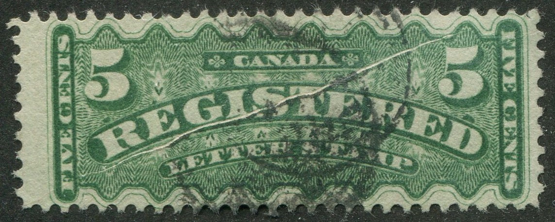 0115CA2604 - Canada F2 - Used, Pre-Printing Crease