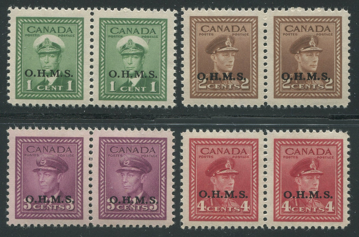 0348CA2403 - Canada O1-O4 - Mint Pairs