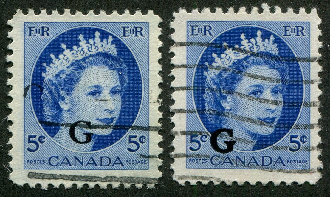 0392CA2603 - Canada O44 - Used Misplaced Overprint