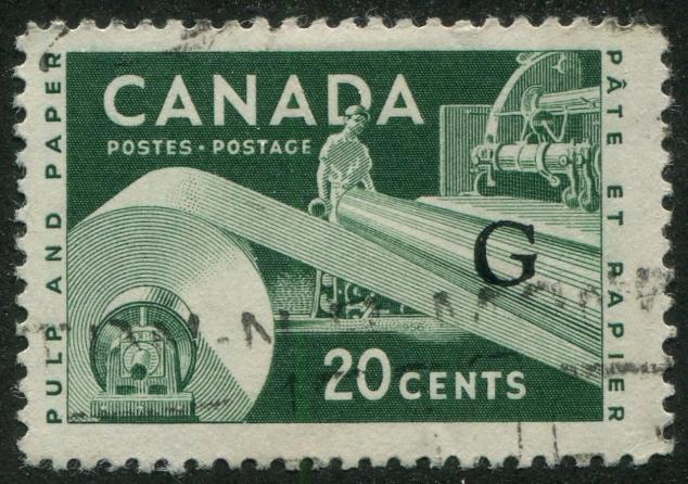 0393CA2309 - Canada O45aii - Used Blunt &#39;G&#39;