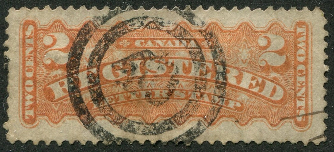 0114CA2505 - Canada F1 - Used, 2-Ring Numeral Cancel &#39;40&#39;