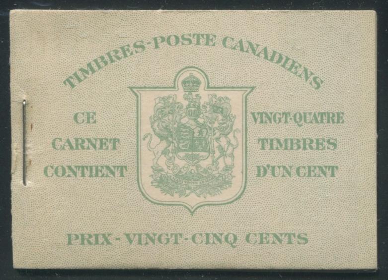 0231CA2305 - Canada BK28b (French) - Complete Booklet
