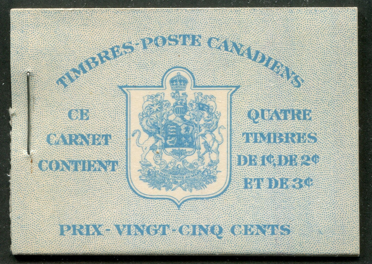 0231CA2508 - Canada BK28c (French) - Complete Booklet