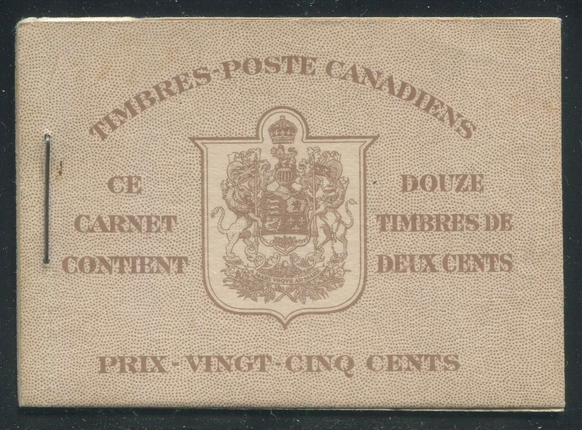 0232CA2305 - Canada BK29c (French) - Complete Booklet