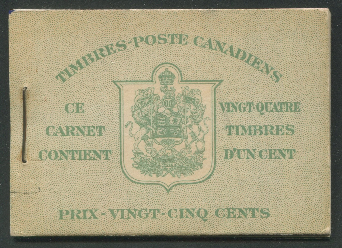 0249CA2309 - Canada BK32d (French) - Complete Booklet