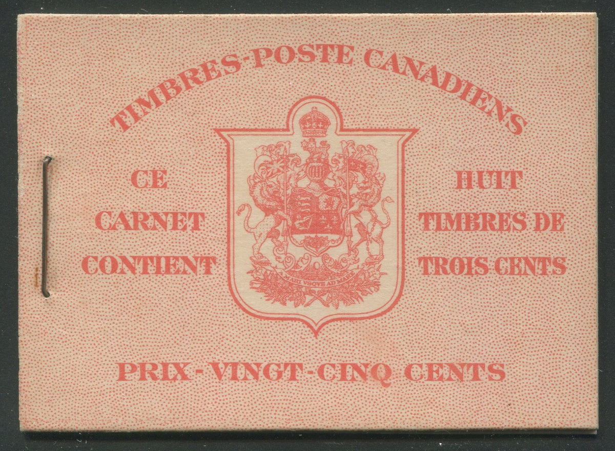 0251CA2309 - Canada BK34d (French) - Complete Booklet