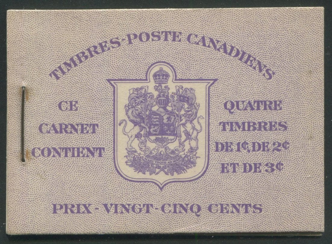 0249CA2309 - Canada BK37e (French) - Complete Booklet